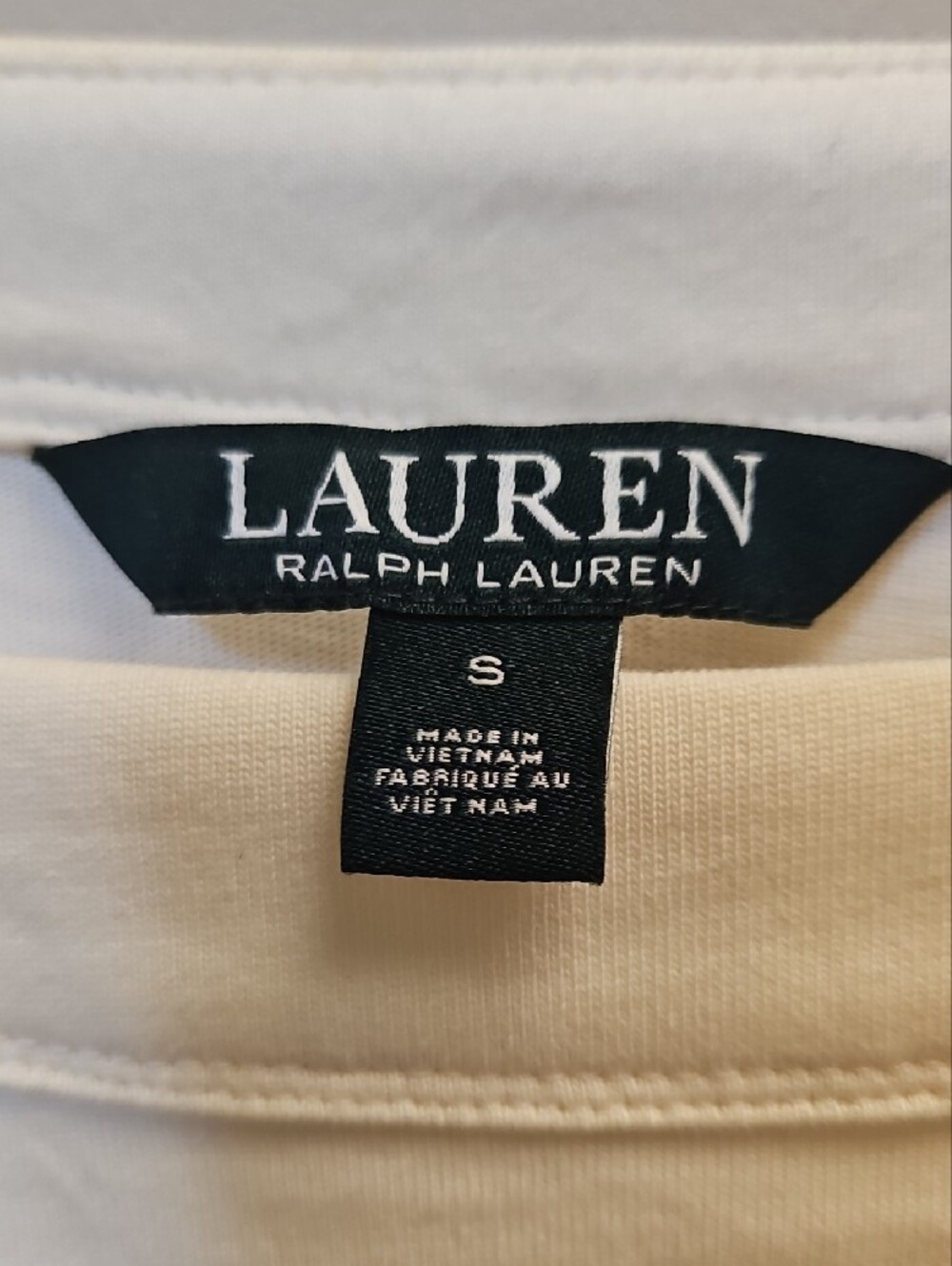 Ralph Lauren Cream Midi Dress with Lace-Up Sleeves - Picture 3 of 10